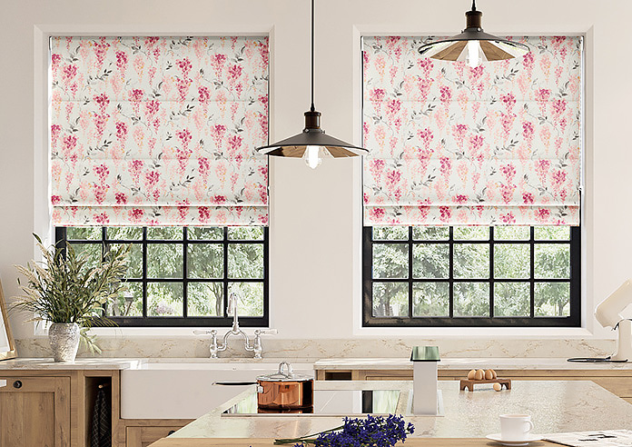 Wisteria Silk, Petal - Roman Blind - Image 3